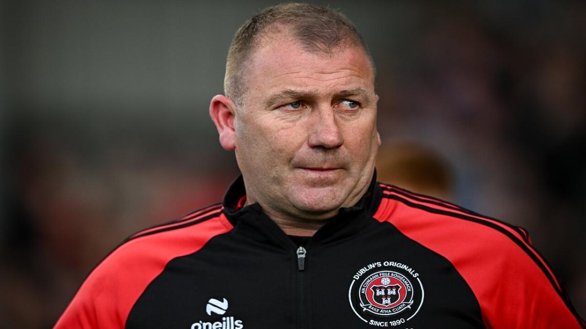 Bohemians manager Alan Reynolds